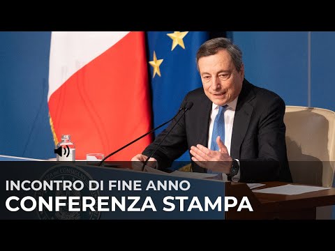 Conferenza stampa di fine anno del Presidente Draghi