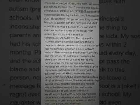 My Review of the tarpon springs middle school