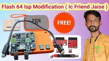 Flash 64 ISP Modification | UFS & EMMC Adapter DIY | IC Friend जैसे ISP Board खुद बनाएं 