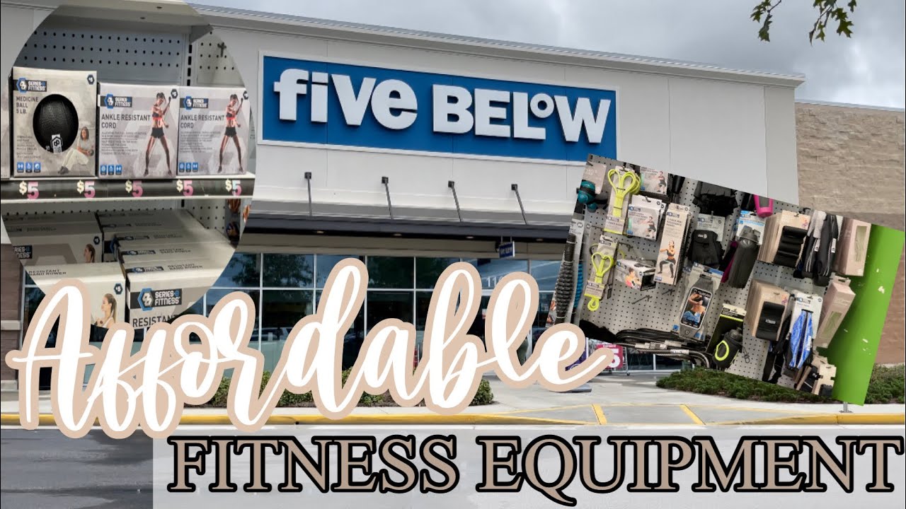 FIVE BELOW AFFORDABLE workout equipment shop with me home gym