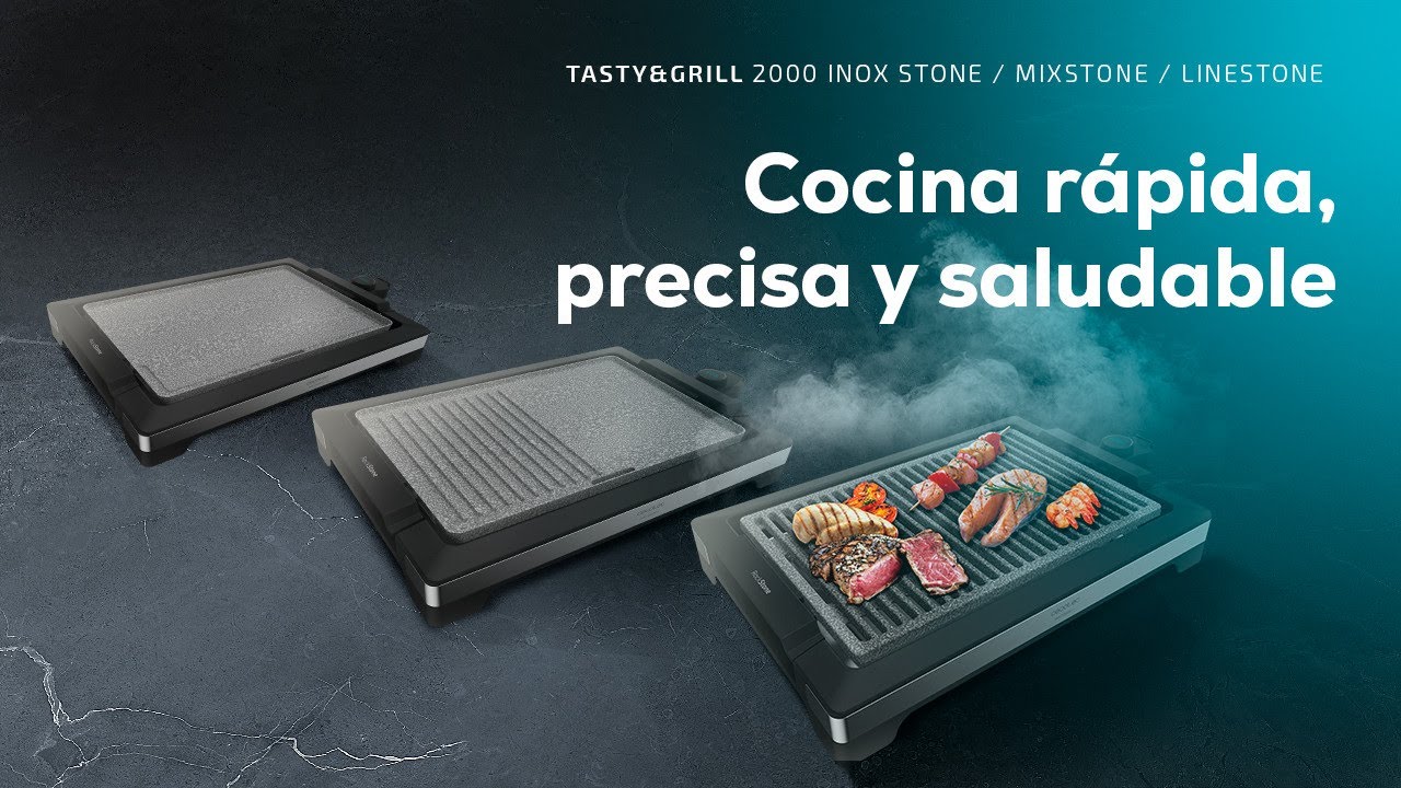 Comprá Plancha Eléctrica de Cocina Cecotec Tasty&Grill 2000 Inox