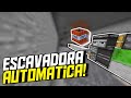MÁQUINA de MINERAÇÃO AUTOMÁTICA no MINECRAFT BEDROCK! | TUTORIAL