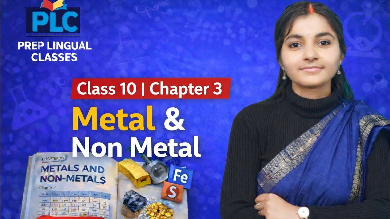 🔴 LIVE Class 10 Science | Metals & Non-Metals 🔥 | Board Exam 2026