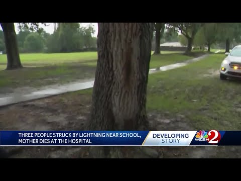 Woman struck by lightning near Seminole County elementary school dies, police say