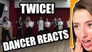 Dancer Reacts to TWICE FANCY Dance Practice + Performance For The First Time!