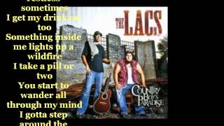 Video thumbnail of "The Lacs  Left Of Me Lyrics"