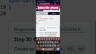 Learn CSS Grid by building Magazine Step29-30#ytshorts #freecodecamp#youtubeshorts#coding#viralvideo