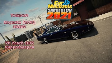 Tempest Magnum (1968) Restoration - Car Mechanic Simulator 2021 (Timelapse)
