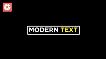 Modern text animation tutorial with Kinemaster | TECH TIPS