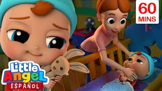 Bebé Juan se prepara para dormir | Canciones Infantiles con Bebé Juan| Little Angel Español