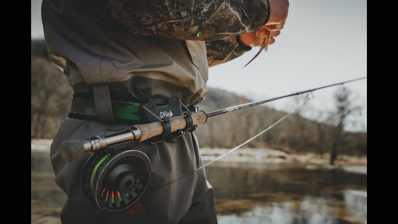 2 Piece Fishing Rod Holder Adjustable Waist Belt Fishing Support