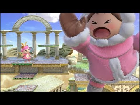 スマブラSP　巨大アイスクライマー　手前やられずり落ち