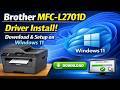 Brother MFC-L2701D Driver Download & Install Windows 11