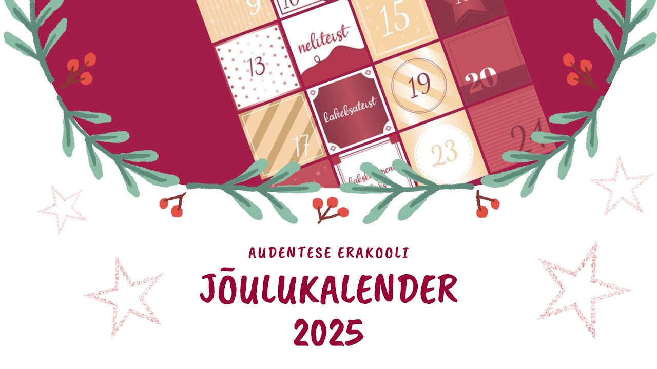 Audentese jõulukalender 2025 – päev 16