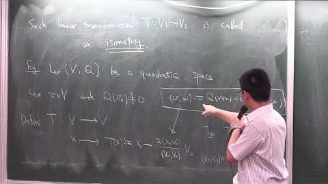 20160601_謝銘倫 2：Quadratic forms and Witt decomposition