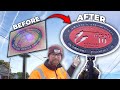 We Gave Their Sign an HUGE Makeover... Welders Union Sign Pt. 2 // Lift Arc Builds