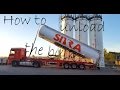How to unload the bulk tanker into the Silo