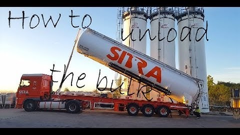 How to unload the bulk tanker into the Silo