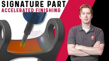 Mastercam Pocketing Accelerated Finishing Using Suspension Arm | Mastercam 2022 Signature Part