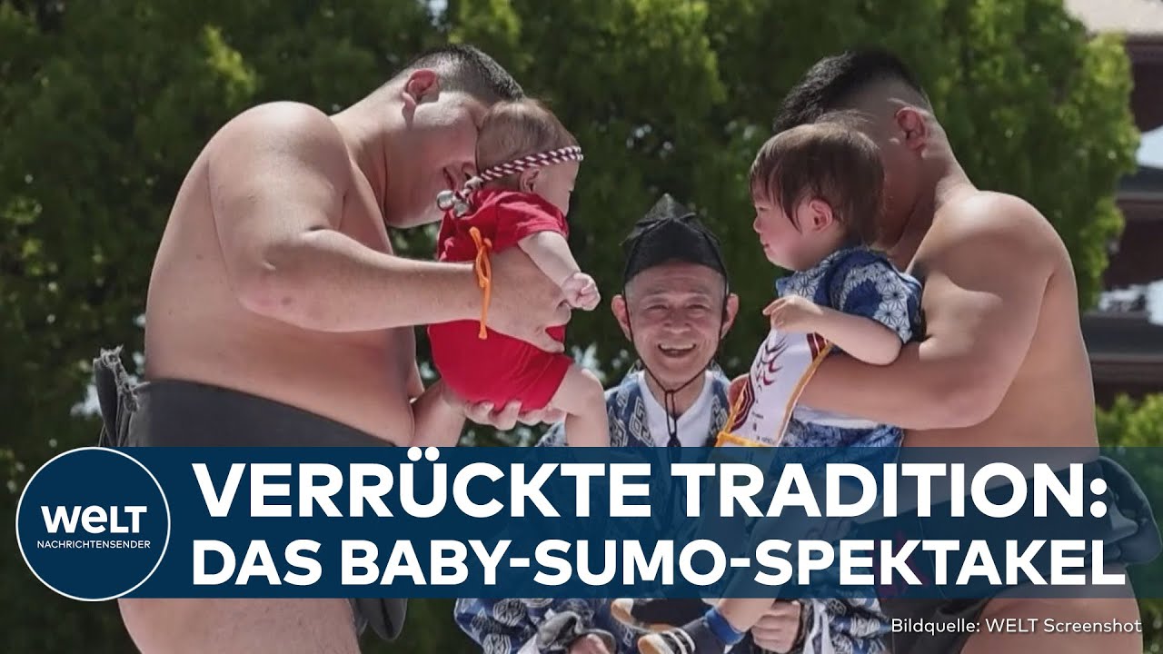 Sumoringer Brunner SUMO-FESTIVAL IN JAPAN: Darum versuchen Sumoringer Babys zum Weinen zu ...