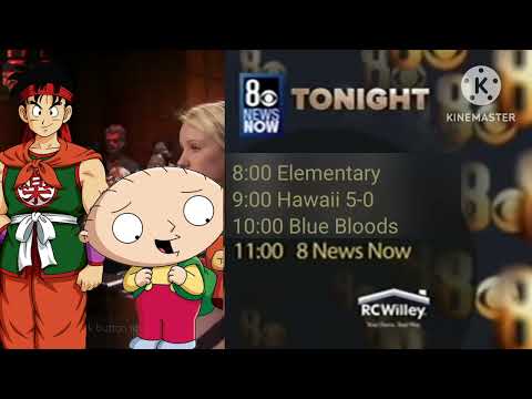 8 News Now On CBS Schedule Friday RC Willey Bumper HDTV Prime Time #4
