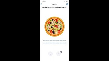 Easy Game Cut the maximum number of pieces Level 259 #easygame