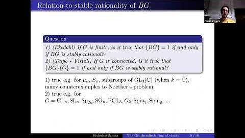 Federico Scavia (July 30, 2021):  The Grothendieck ring of stacks