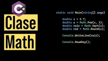Operaciones Matemáticas con la Clase Math en C# 🧮