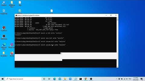52   if exist Windows Dos Commands tutotrial   System Admin tutorial commands