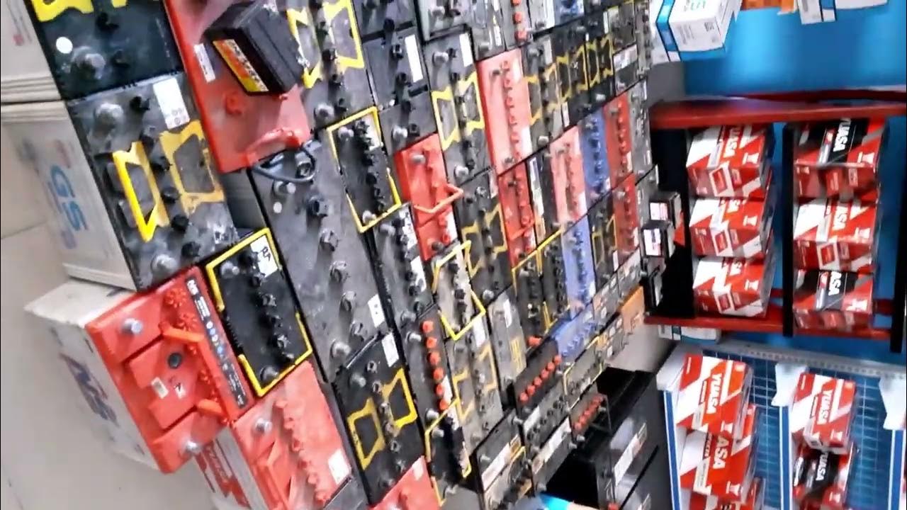 Gudang Aki motor Aki mobil Bergaransi bertahun tahun - YouTube