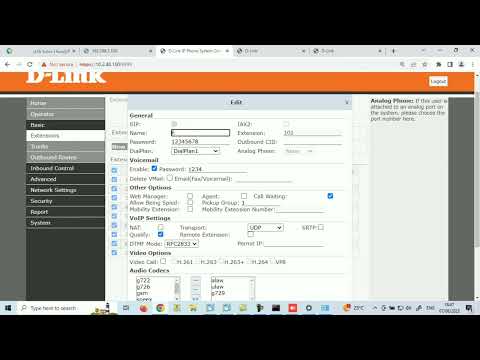 D-Link DVX-2005F  DVX-2002F IPPBX Complete Setup & Configuration Step by Step