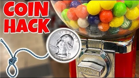 WILL THE COIN ON A STRING HACK WORK ON A GUMBALL MACHINE??