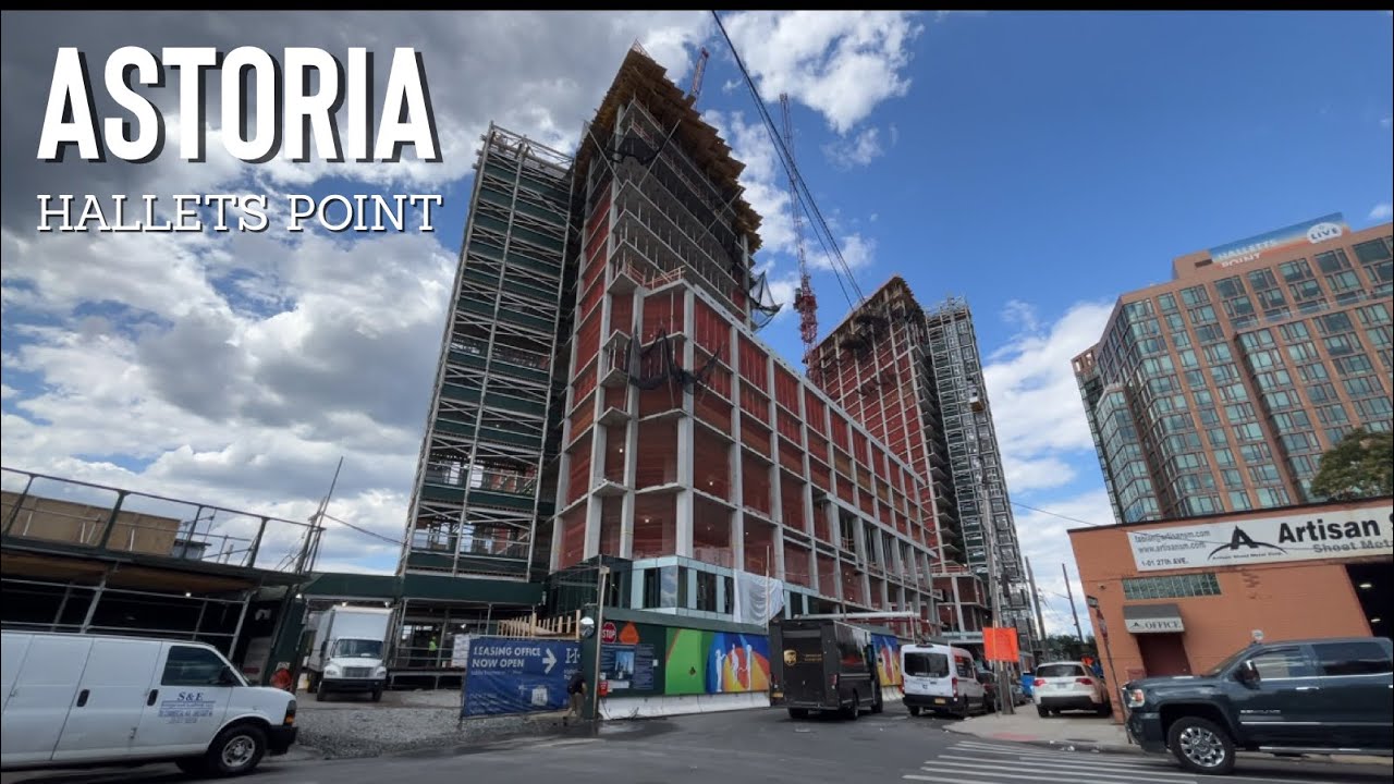 Hallets Point Astoria Apartments Under Construction [4K] - YouTube