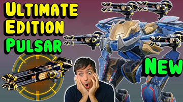 New ULTIMATE PULSAR Scares Me! War Robots Test Server Gameplay WR