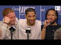 Jalen Brunson, Josh Hart, &amp; Donte DiVincenzo on &#39;Nova Knicks&#39; Chemistry: &quot;We&#39;re like brothers&quot;