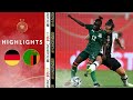 3 late goals! Final test before World Cup | Germany vs. Zambia 2:3 | Highlights | Women