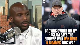 Jason McCourty Reacts to Jimmy Haslam Saying He'll 'Take the Over' on Browns' Win Total