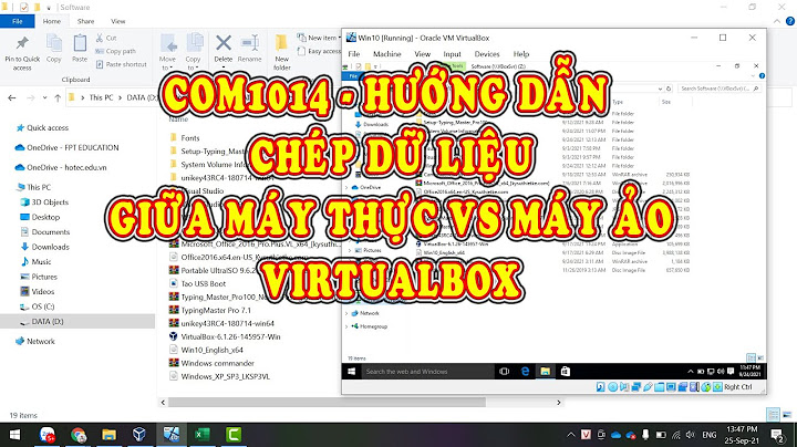 Hướng dẫn dcom trên máy ảo virtualbox năm 2024