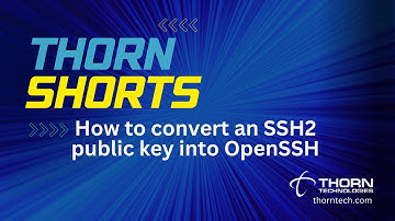 How to convert an SSH2 public key into OpenSSH