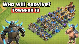 TownHall 18 Ultimate Battle | Max Troops VS Max Defenses | Clash of Clans