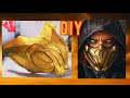 Como fazer a máscara do SCORPION (mortal kombat 11) /DIY/