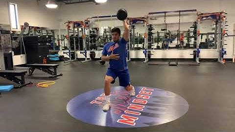 Split Stance DB SA OH Press