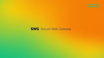 SWG | HPE Aruba Networking SSE