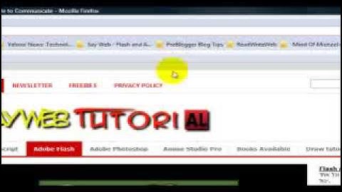 ActionScript 3.0 Lesson 25: Embedding Links and HTML on Flash