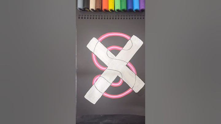 _ S _ with Neon Lights 🟥 #art #poscas #drawing #poscapens #shorts #neon