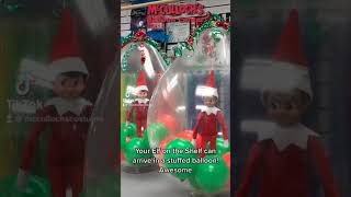 Elf On The Shelf Arrives In A Stuffed Balloon