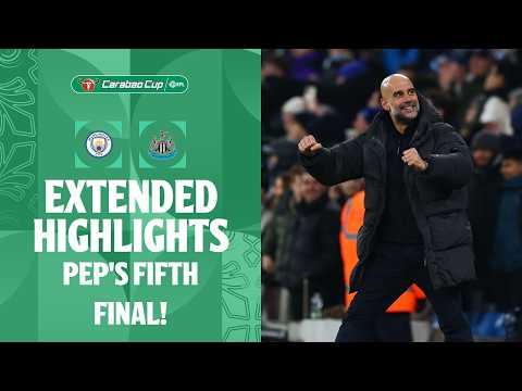 PEP S 5TH FINAL Manchester City V Newcastle United Extended Highlights 