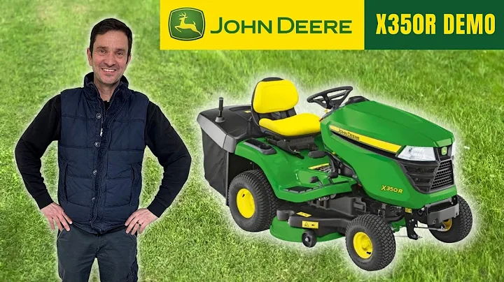 THIS is why you need a John Deere X350R lawn tractor in your life – review and live cutting demo!