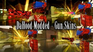 Best Da Hood Modded gun skin codes