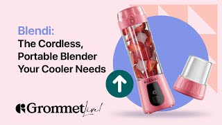 Make Protein Shakes, Smoothies & Margaritas on The Go with Blendi's Cordless Blender | Grommet Live